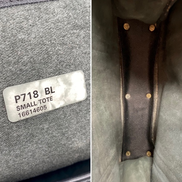 DOONEY & BOURKE Vintage All Black Leather Tote - Picture 10 of 13